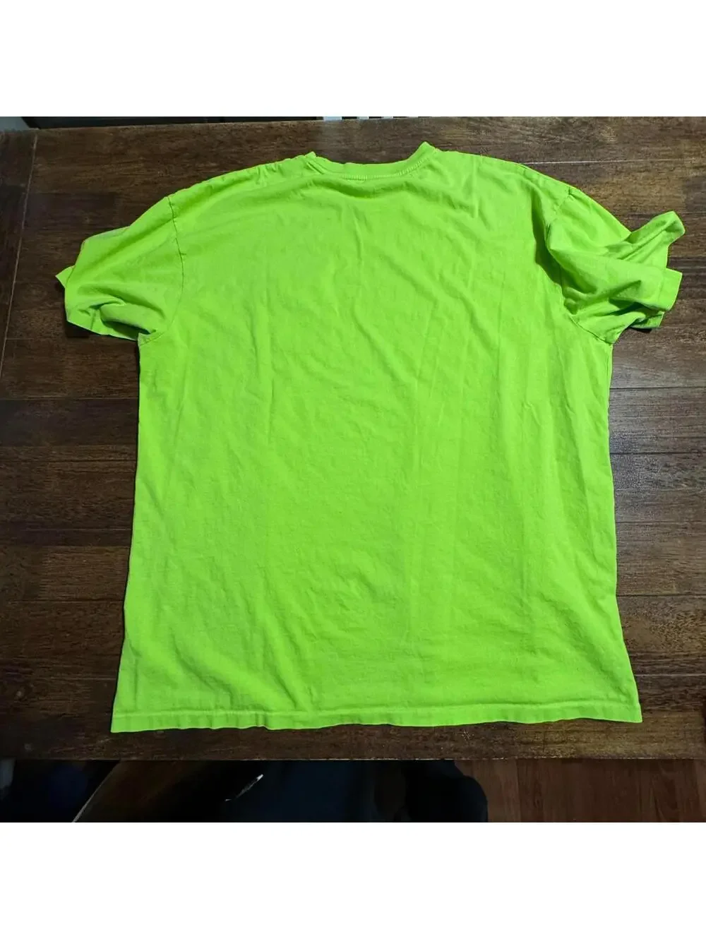 Polo Ralph Lauren Pocket T Shirt 1XB Red Solid BRIGHT Green Pony Single Stitch - Picture 2 of 7